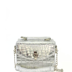 MODEL TEA | srebrna kroko